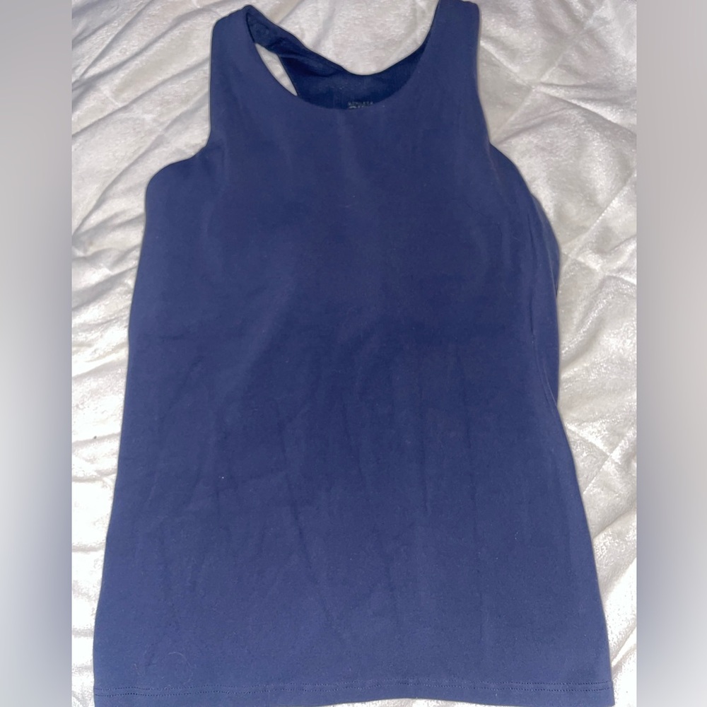 Blue Athleta Workout Tank-Top